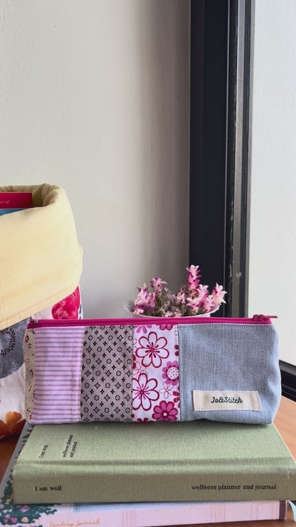 Patchwork Pencil Case - Design B