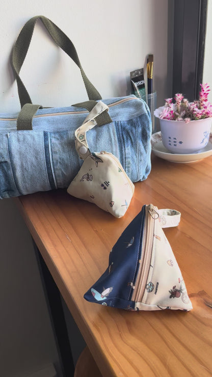 Pyramid (Ba Zhang) Pouch - Ocean Weaves
