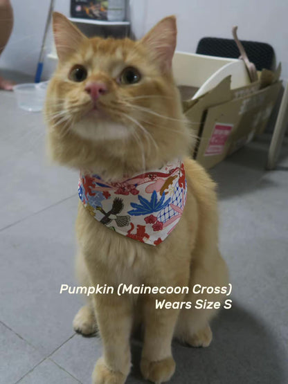 Reversible Pet Bandana - Batik Kampung
